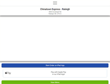 Tablet Screenshot of chinatownexpressraleigh.com